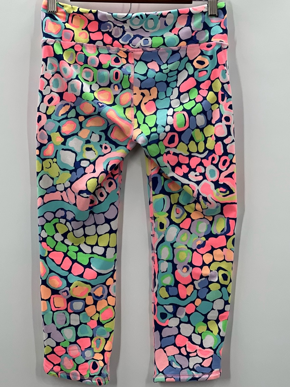J071 Lilly Pulitzer Small Neon Multi-Color Women’s Leggings